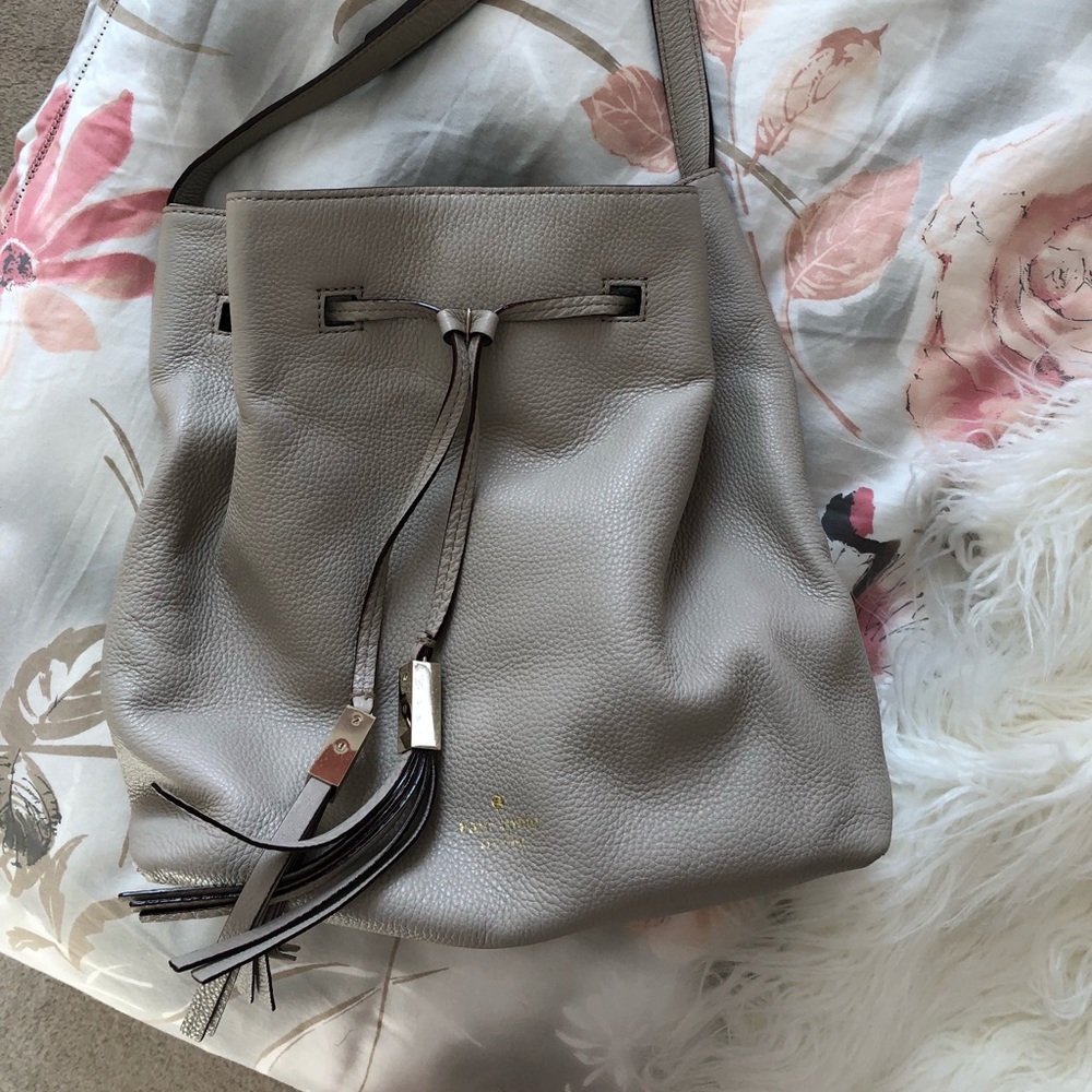 Tan Kate spade hobo body bag